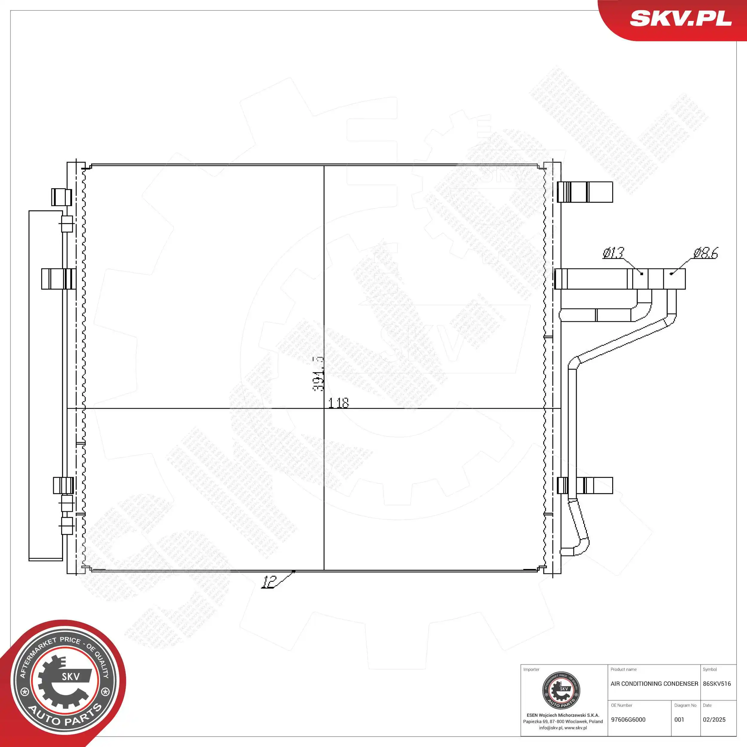 Condenser, air conditioning